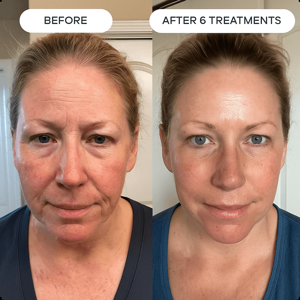 skin care before after